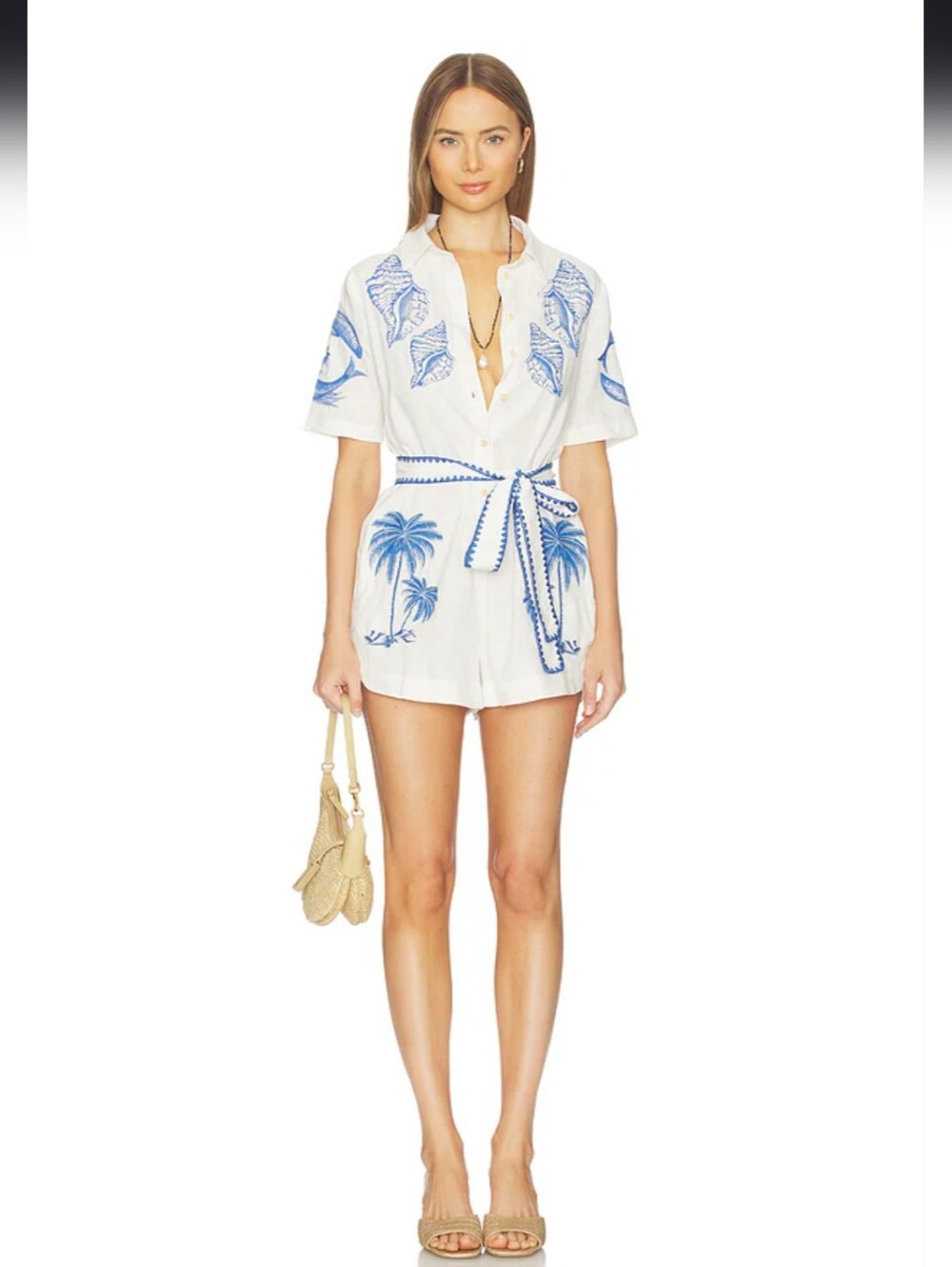 Romper in Brasil Vintage Off-white